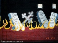 Detail of the murales