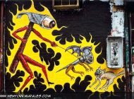 Surrealistic scene